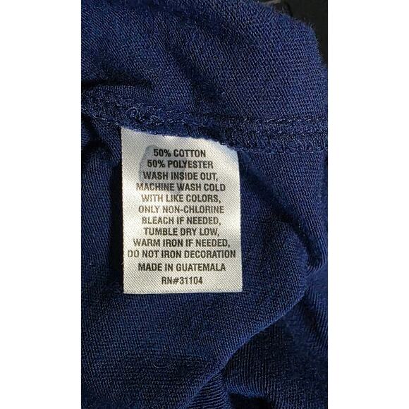 Crown & Ivy Blue Long Sleeve Golden Retriever Christmas Graphic Tee Size M - Picture 4 of 5